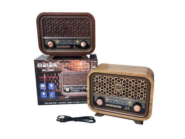 &u+ RADIO AM/FM VINTAGE BT + USB + SD + AUX RAD-1300BT